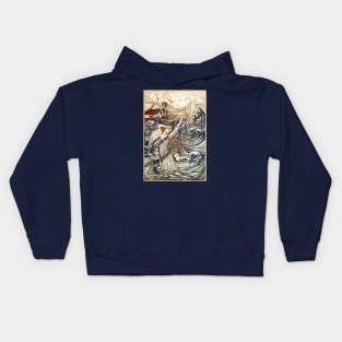 Undine - Arthur Rackham Kids Hoodie